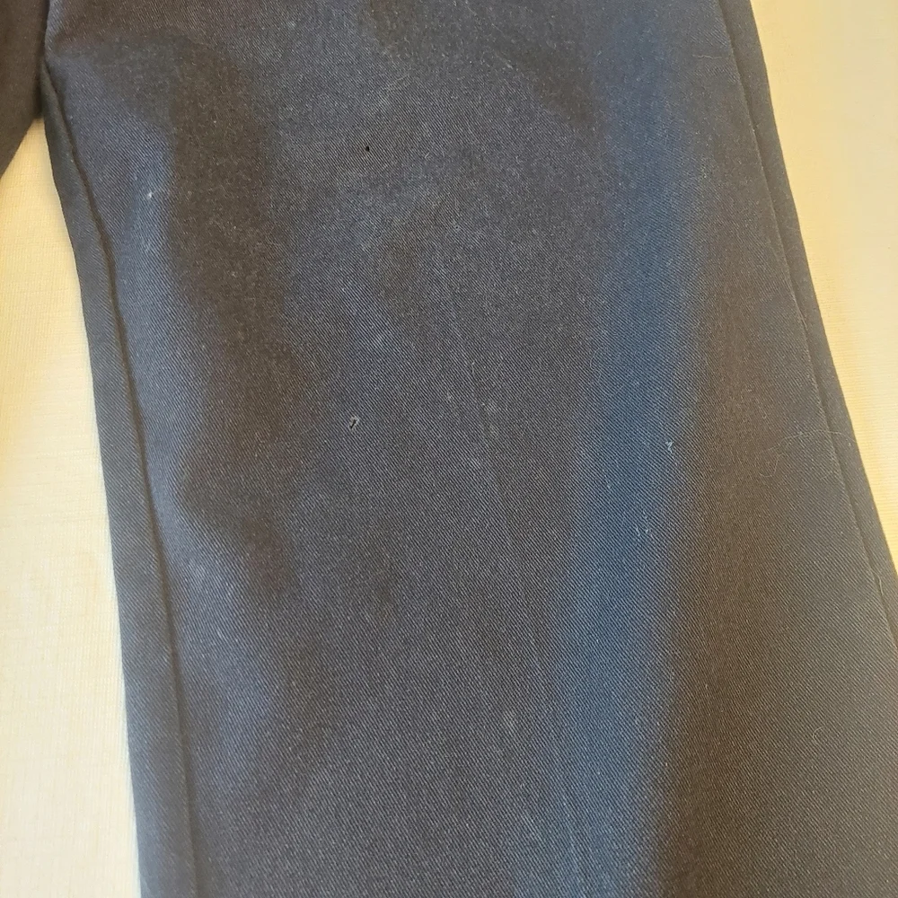 Dickies 874 Original Fit Navy Blue Uniform Pleated Straight Work Pants Sz 34x34